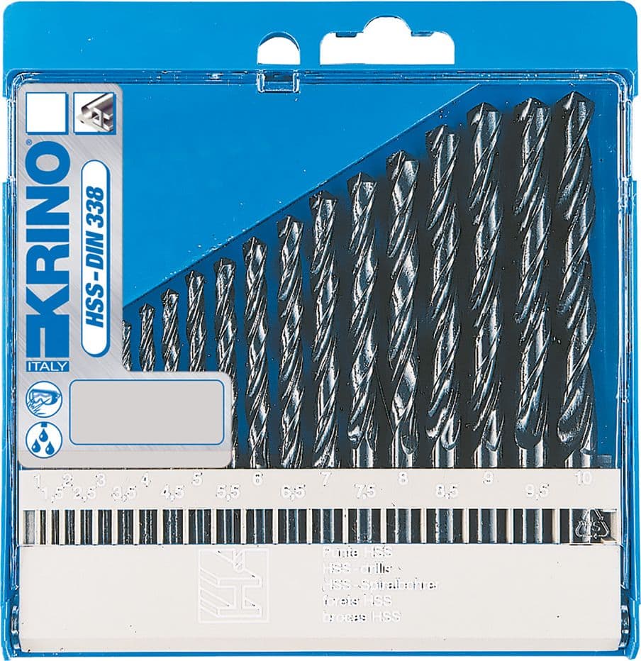 Punte Serie per Krino Metallo Hss Rullate 19 Pezzi