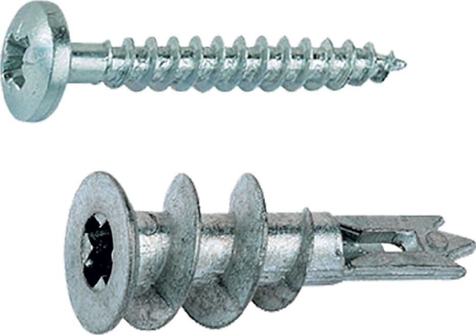 Tassello Fischer Gkm 12 Metallo per Cartongesso Lunghezza 31 mm 100 Pezzi