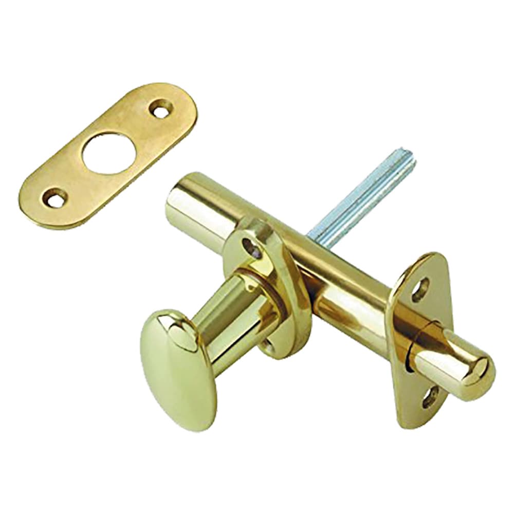 Pomolo Ovale con Catenaccio Frontale Biennebi Finitura Cromo Satinato 80 mm - 2