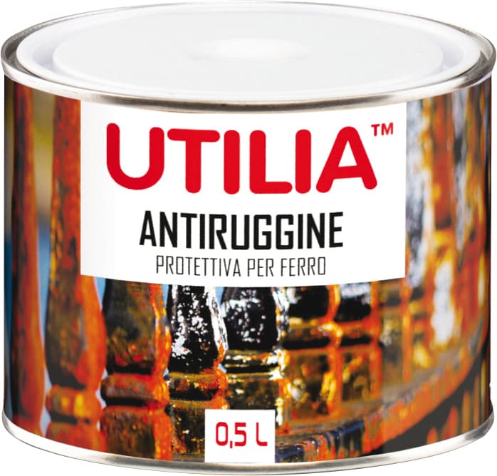 Antiruggine Ml. 500 Grigio 6 Pezzi Utilia - 2