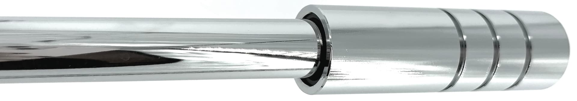 Bastone per Tende Dubai Estensibile Cm 71÷122 Colore Acciaio Utilia - 2