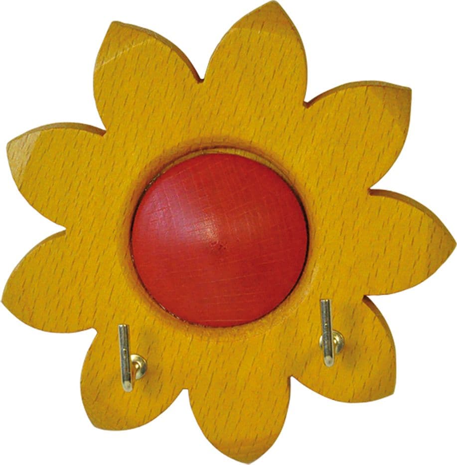 Appenditutto Adesivo Girasole Legno 2 Posti Pz 1 - 2