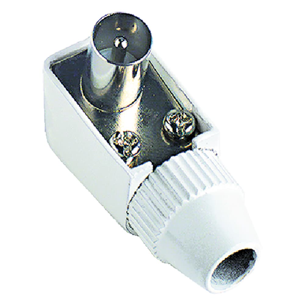 Spina Presa Tv Coassiale a Squadra Presa Metronic 10 Pezzi Ø 9 mm - 2