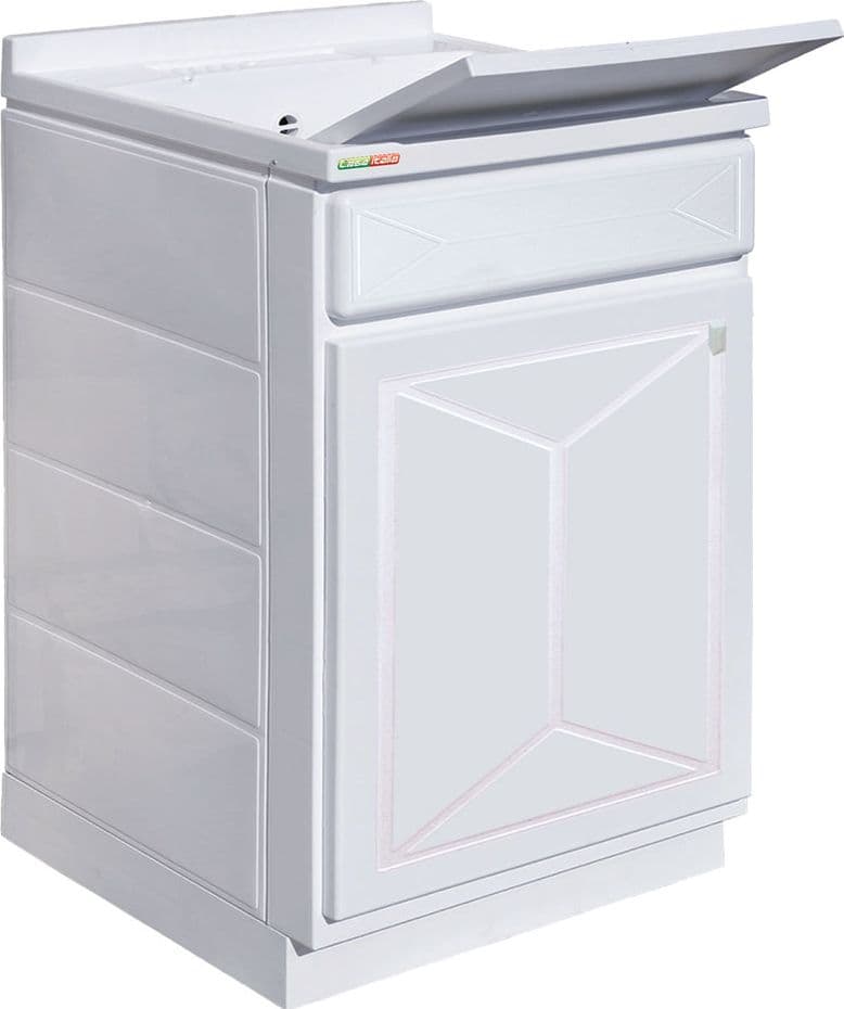 MOBILE LAVATOIO ANTA SINGOLA 'TOP LINE' cm 45 x 50 x h.87  - TRIOPLAST - 2