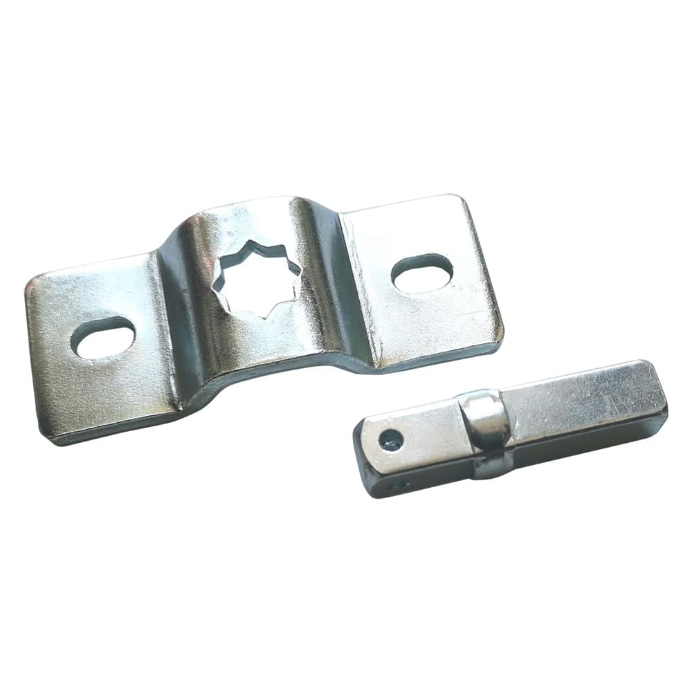 Supporto Fissaggio per Motore Tapparelle Completo di Perno Quadro Aprimatic - 2