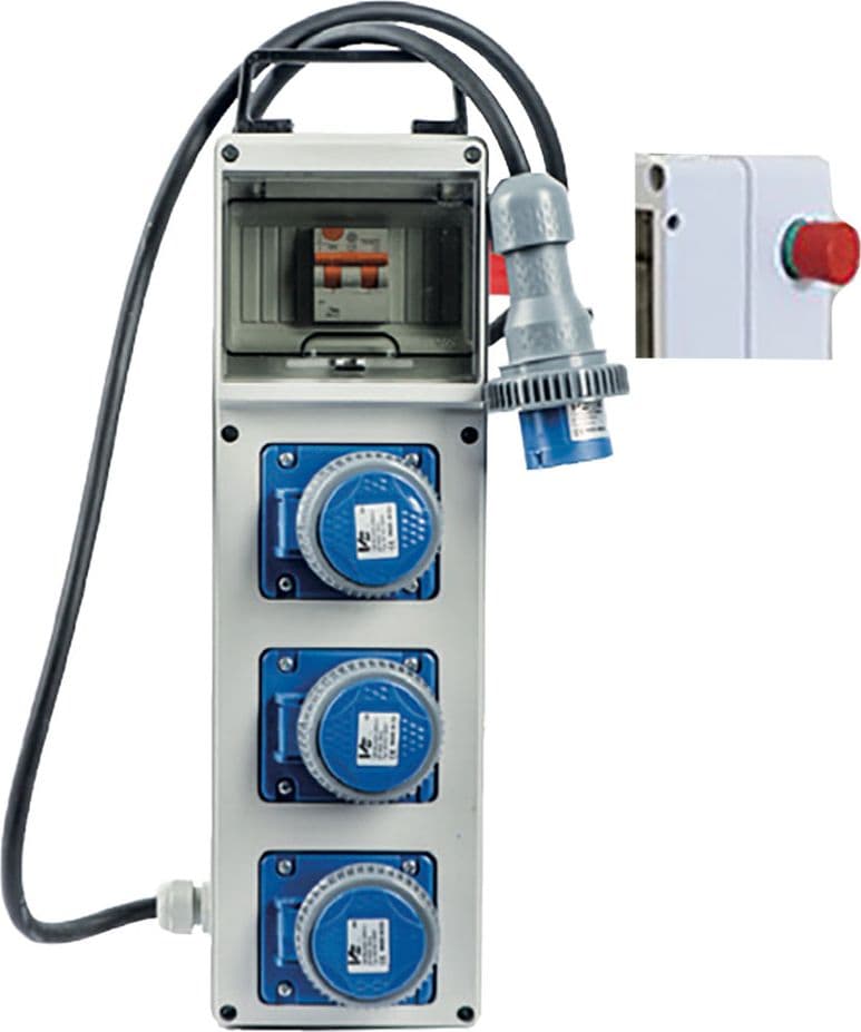 Quadro Elettrico Potenza Max. Vb Pl 220 3 3 kw + Pulsante Emerg.