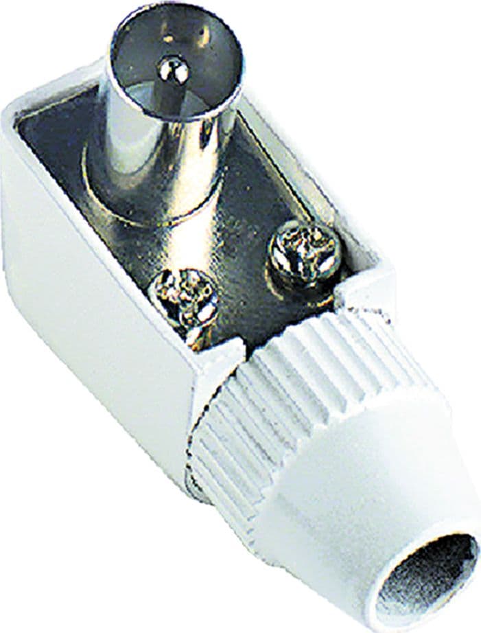 Spina Presa Tv Coassiale a Squadra Metronic 10 Pezzi Ø 9 mm - 2