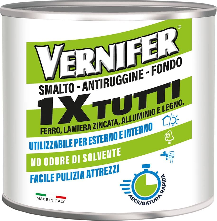 Vernice Antiruggine Acrilica Arexons Vernifer 1 X Tutti Nero 500 ml - 2