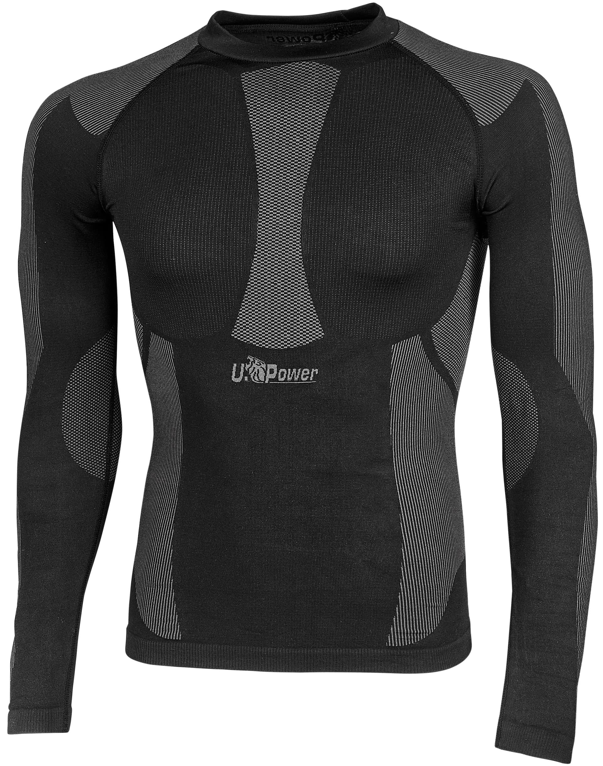 Maglia Termica Curma Colore Nero Misura 2XL 3XL U Power - 2