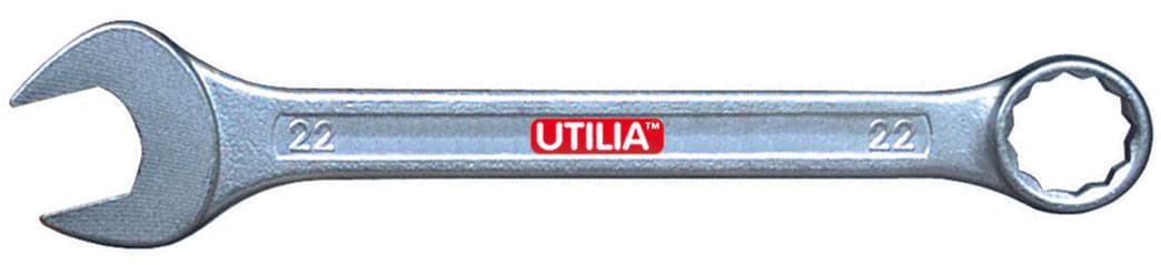 Chiave Combinata Forchetta Poligonale Mm 12 x 12 5 Pezzi Utilia - 2