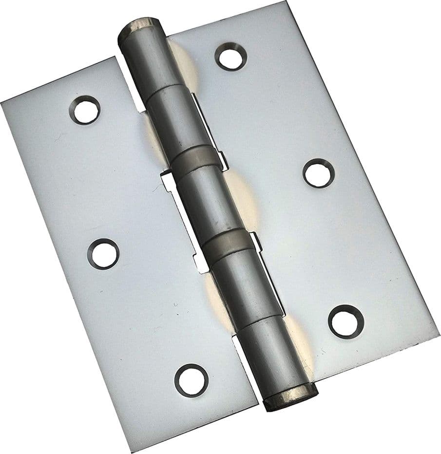 Cerniera con Cuscinetti Cromo Satinato Sp.2 2 Pezzi 75 X 75 mm - 2