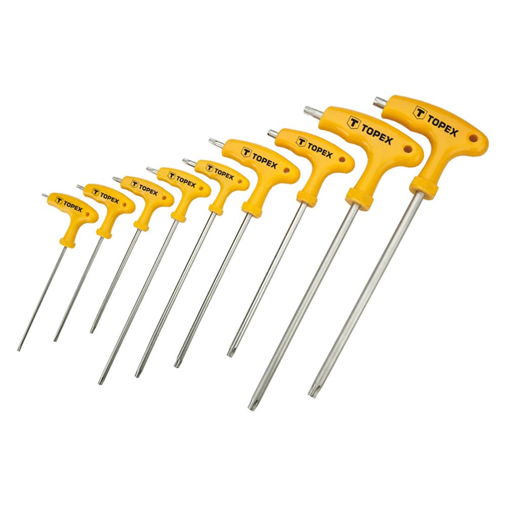 Serie Cacciaviti a Resistant Torx Topex T 9 Pezzi - 2