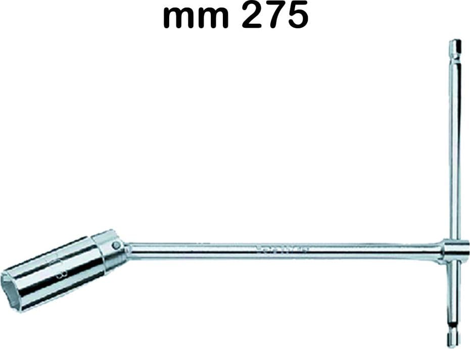 Chiave per Candela a Snodabile Art 20,8 13 16 Lungh. Beta T 957 mm 275 mm