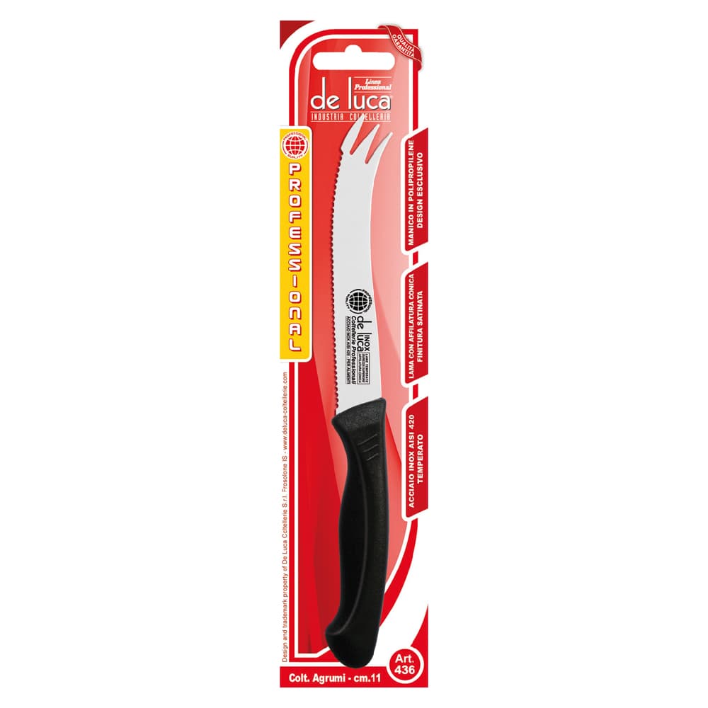 Coltello per Agrumi Seghettato Lama De Luca 110 mm - 2
