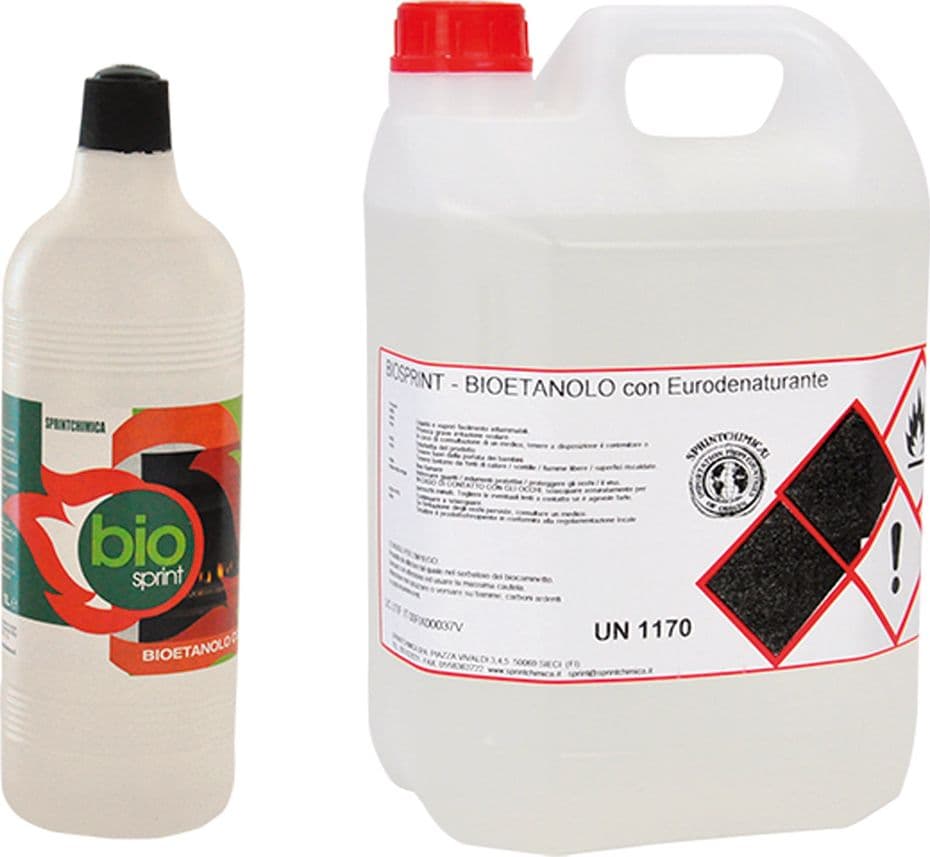 Combustibile Liquido Bioetanolo Sprintchimica 4 Pezzi 5 lt - 2
