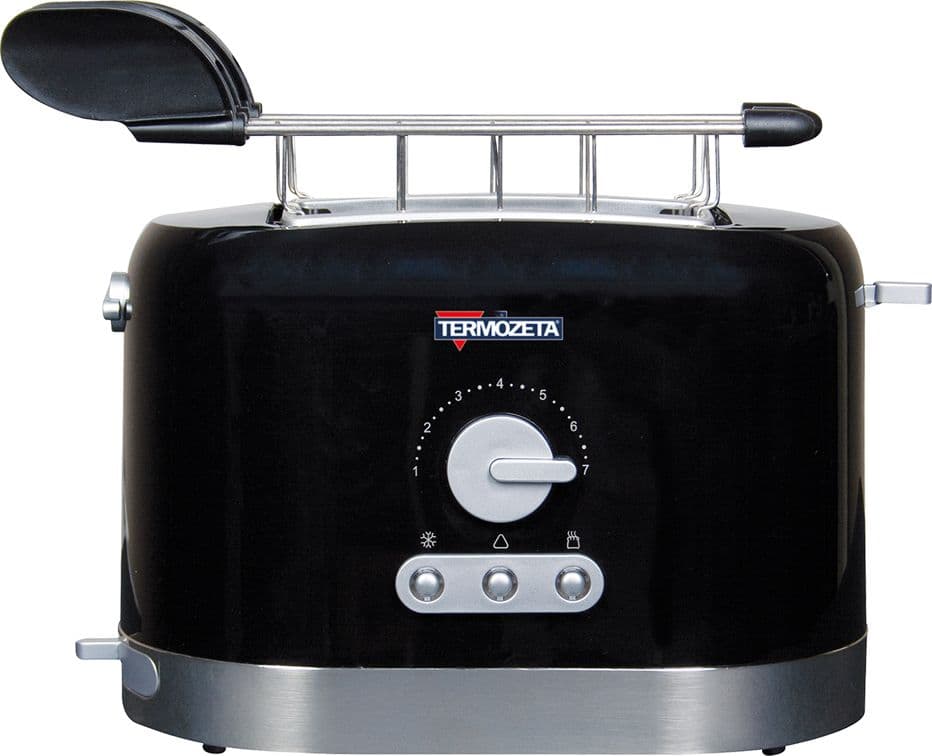 Tostapane Termozeta Black Inox 870 w