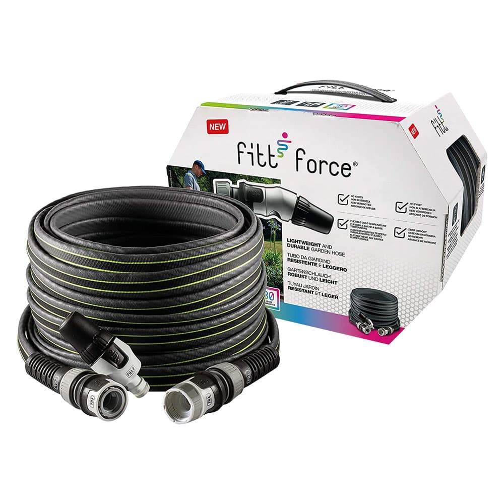 Tubo per Giardino in Kit Fitt Force Grigio 25 mt - 2