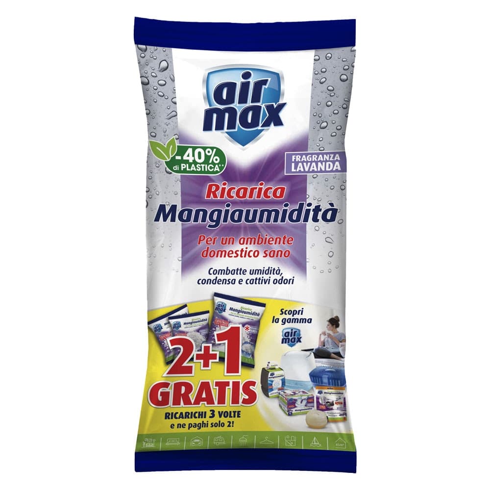 Sali Assorbiumidita Air Max Vortex' + 450 Gratis Lavanda 12 900 Gr – Airmax