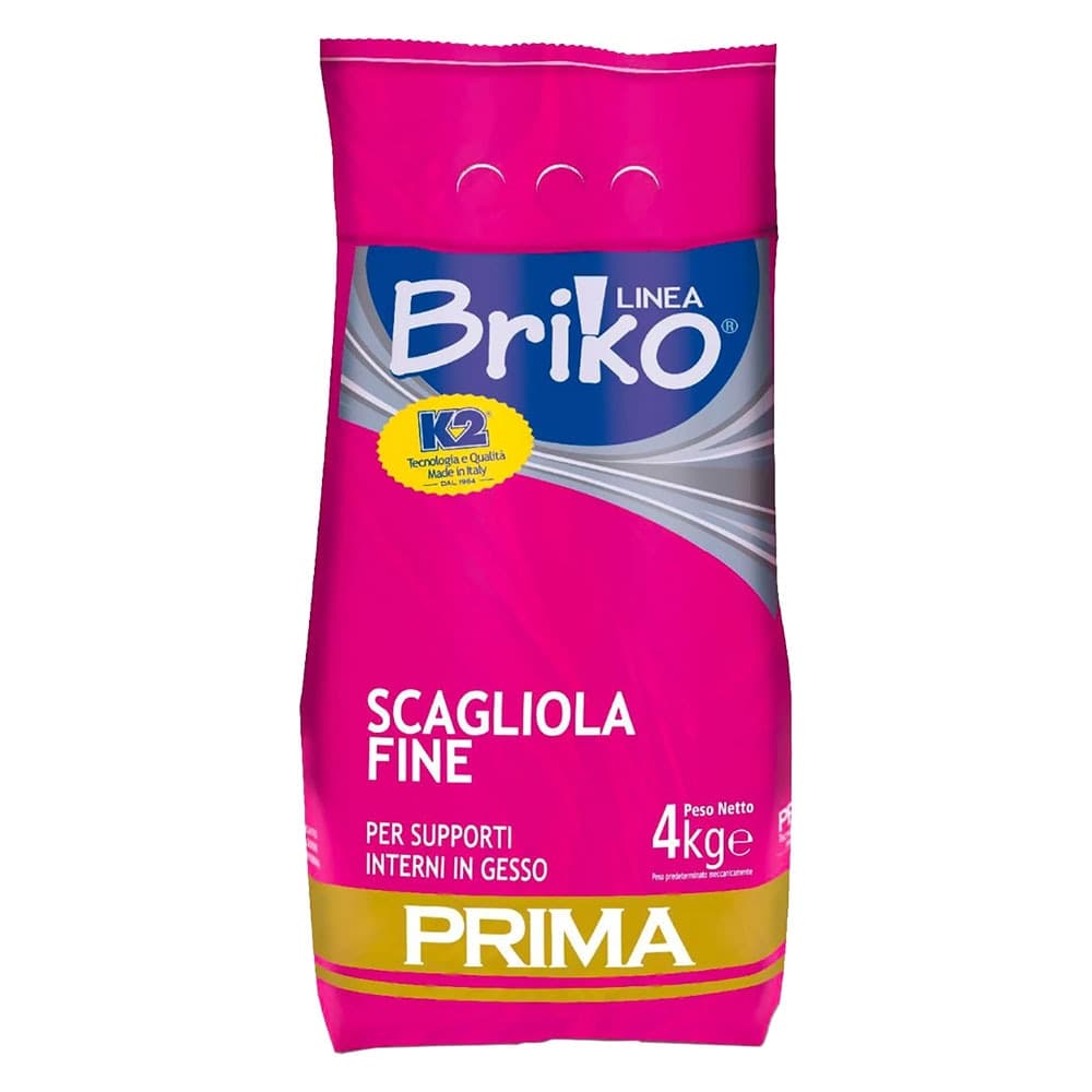Scagliola Fine in Polvere Sacchetta K2 Briko K2 4 Pezzi 4 kg