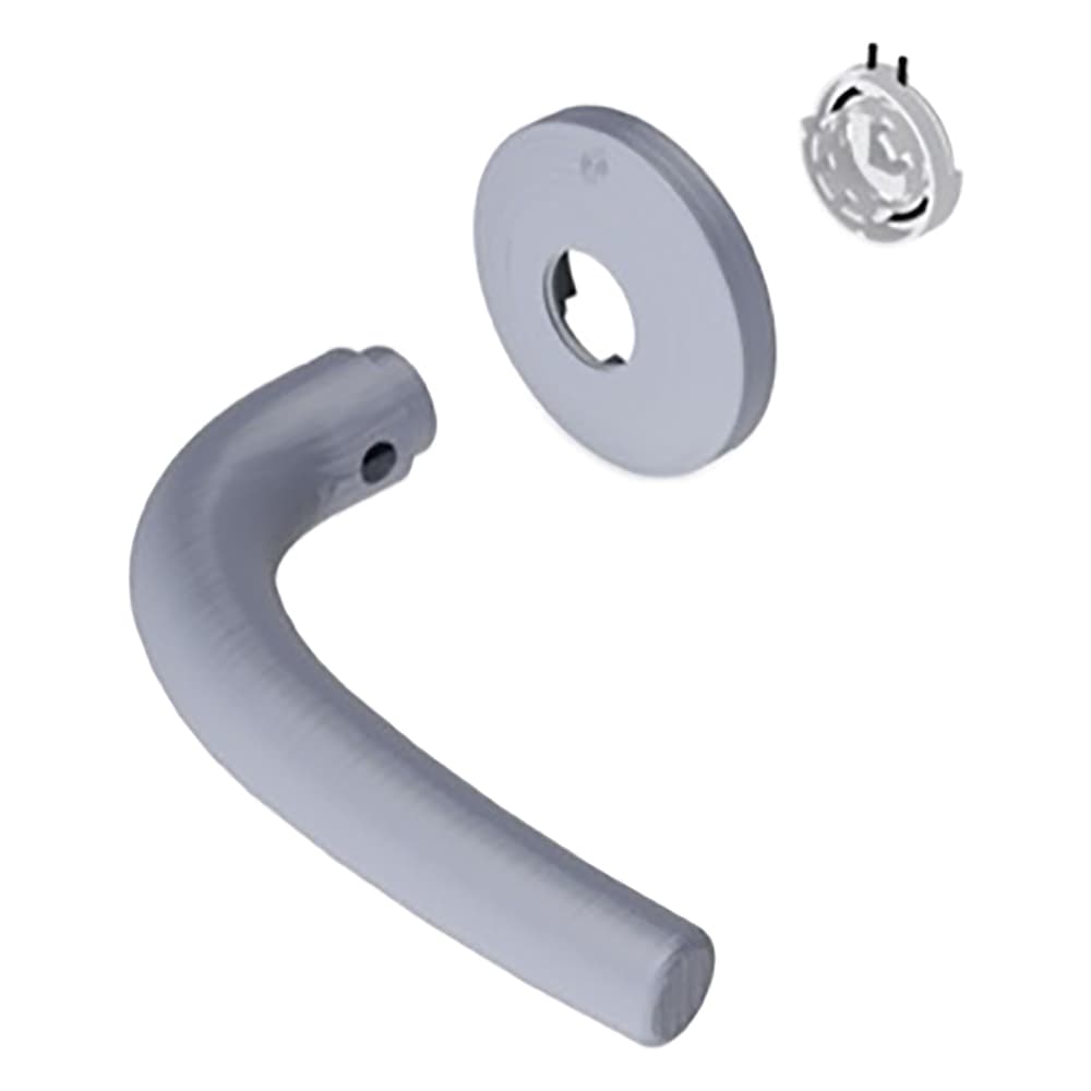 Maniglia Porta Blindata Cromo Satinato Securemme Tiziana - 2