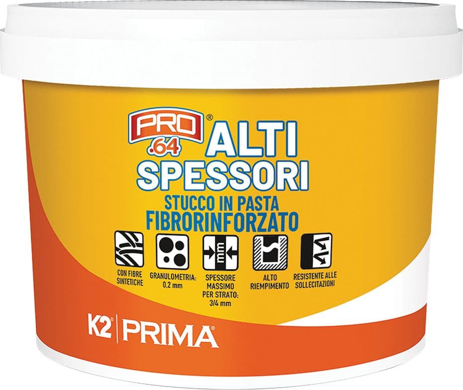 Stucco in Pasta Fibrorinforzato Alti Spessori Barattolo K2 1 kg
