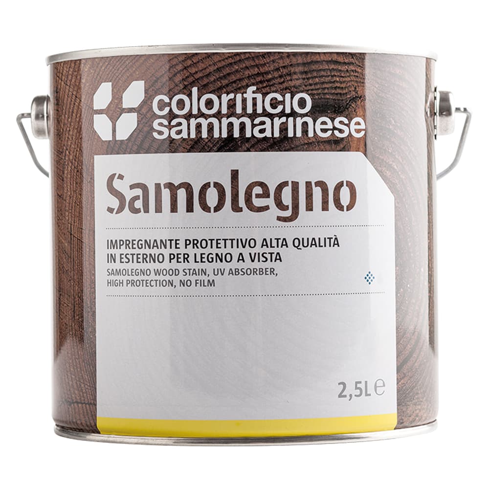 Impregnante Noce Chiaro Colorificio Sammarinese Samolegno 2,5 lt - 2