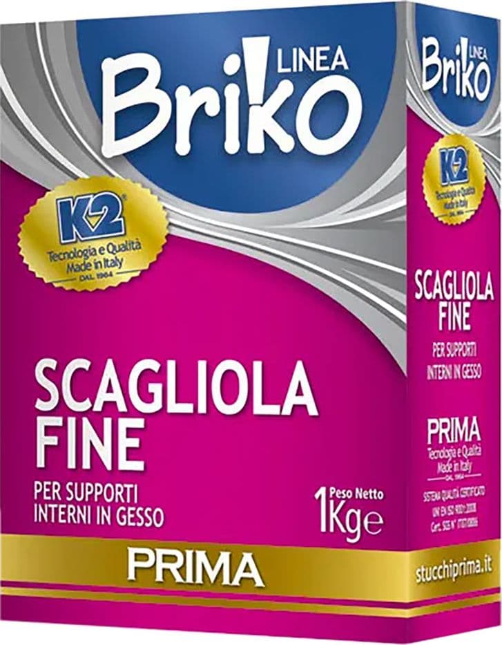 Scagliola Fine in Polvere Scatola K2 Briko K2 12 Pezzi 1 kg