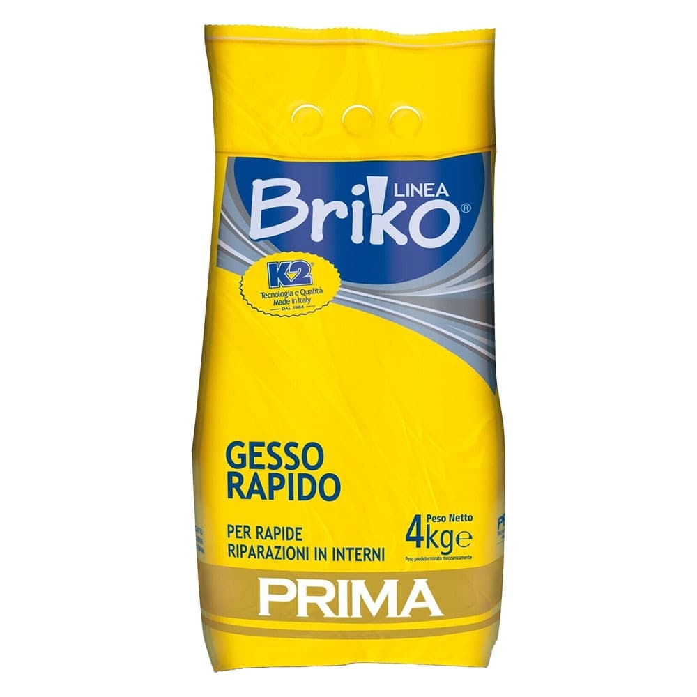 Gesso Murario Rapido Sacchetta K2 Briko K2 4 Pezzi 4 kg