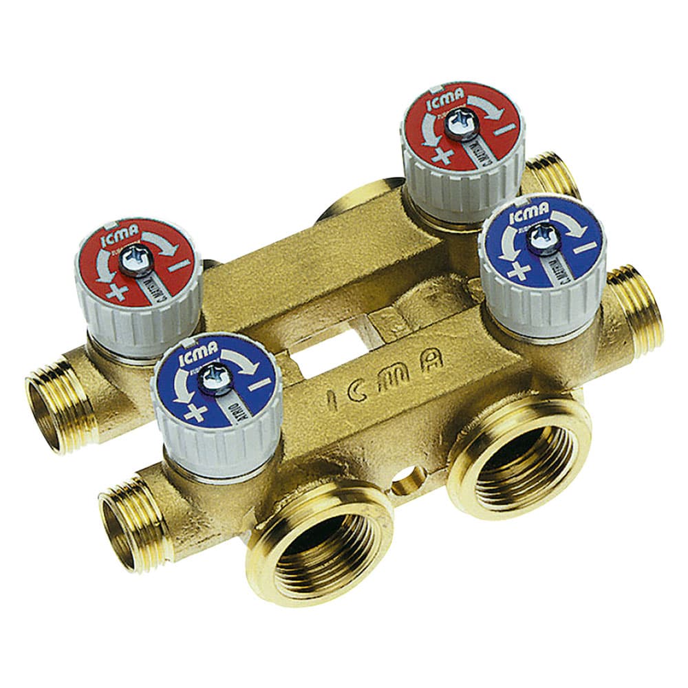 Collettore Modulare 2 Vie Uscite ½ x 16 Freddo Icma Art 210 - 2