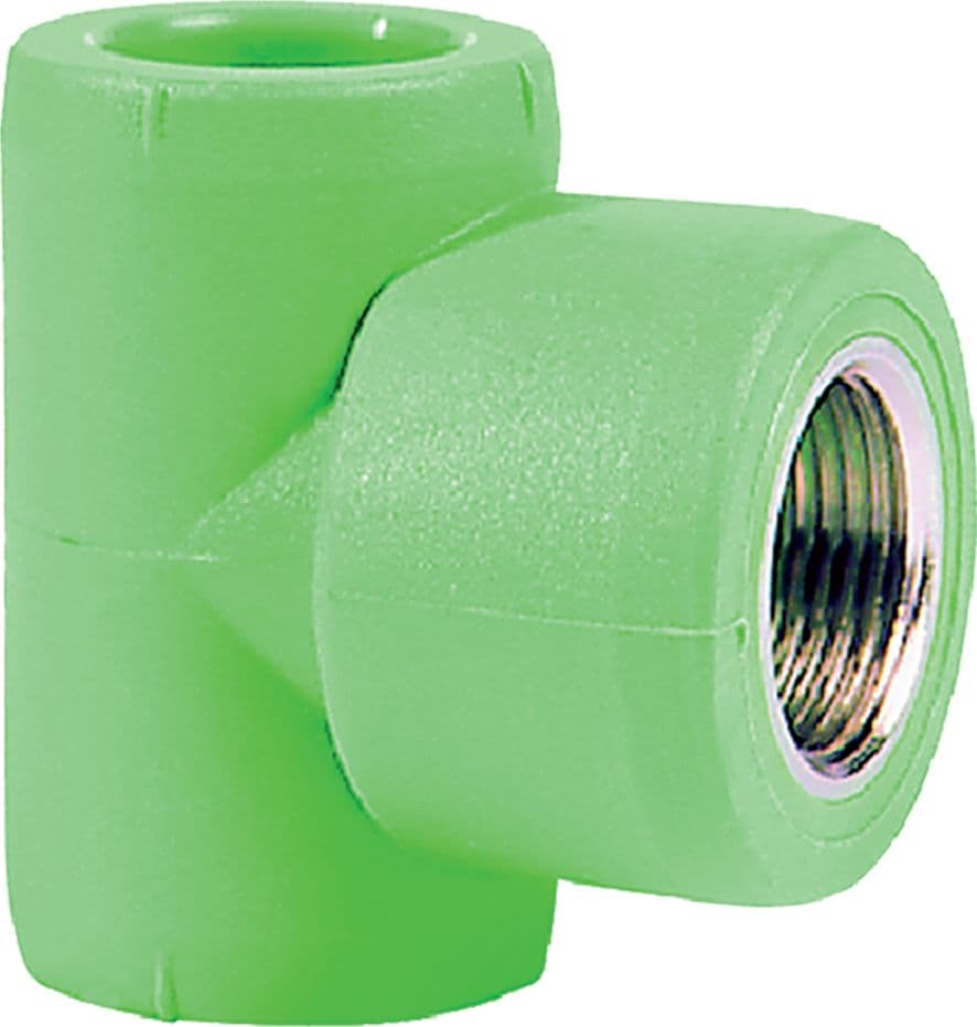 Ti a 90° Filettato Femmina 20 X 1/2 Tubitalia 5 Pezzi - 2