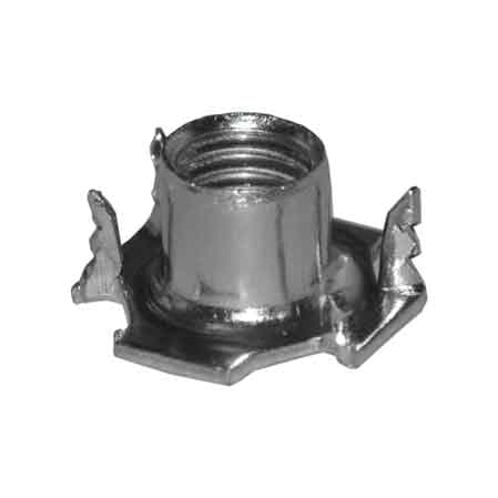 Fondello a Quattro Punte Ø Mm 19 x 9 M6 100 Pezzi - 2