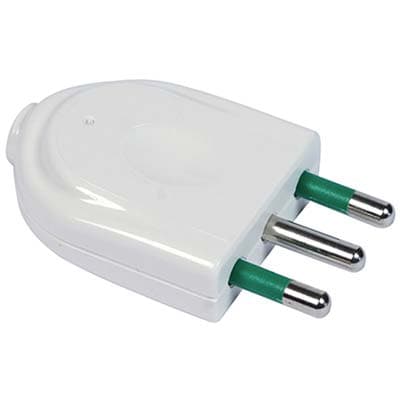 Spina Mobile Garanti Bianco 2P con T 16A 10 Pezzi - 2