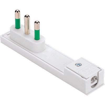 Spina Mobile Ribassata Clock Fme Bianco 2P con T 16A 3 Pezzi - 2
