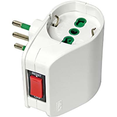 Adattatore Doppio 10A Schuko Fme Bianco 2 Pezzi - 2