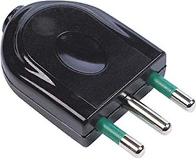 Spina Mobile Garanti Nero 2P con T 16A 10 Pezzi – Fanton