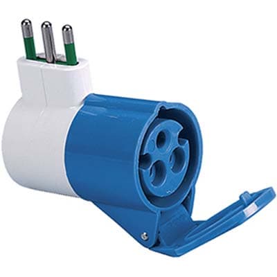 Adattatore 16APRESA Blu Fme 2P con T 16A IP44 - 2