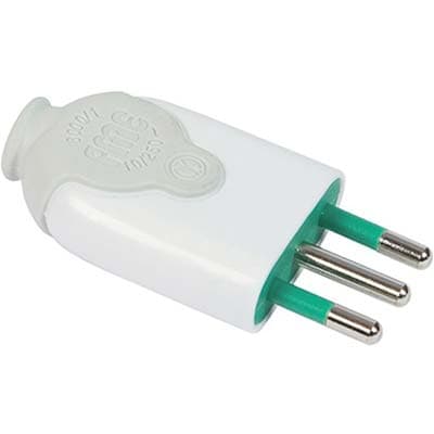 Spina Mobile Fme Bianco 2P con T 10A 10 Pezzi - 2