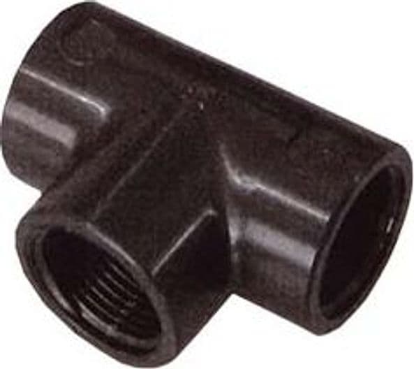 Tee 90 ° (pp) Filettato Femmina in Polipropilene F 1 10 Pezzi