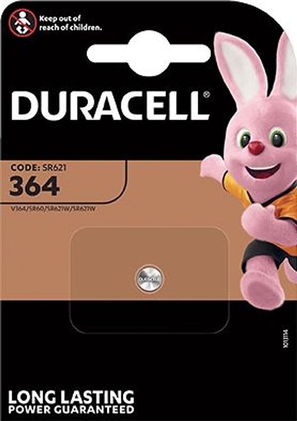 Pila Specialistica 364 Duracell Ossido Argento 1,5 V 10 Pezzi