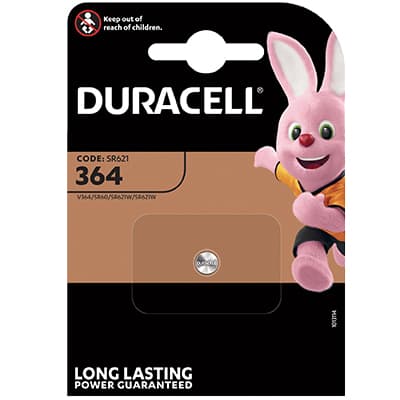 Pila Specialistica 364 Duracell Ossido Argento 1,5 V 10 Pezzi - 2