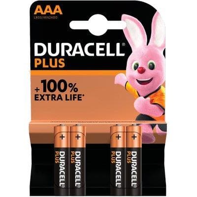 Pila Mini Stilo Aaa PLUS100 Power Duracell Alcalina 1,5 V 4 Pezzi - 2