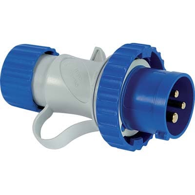Spina Mobile Industriale Blu Fme 2P con T 16A IP67 2 Pezzi 7403081 - 2