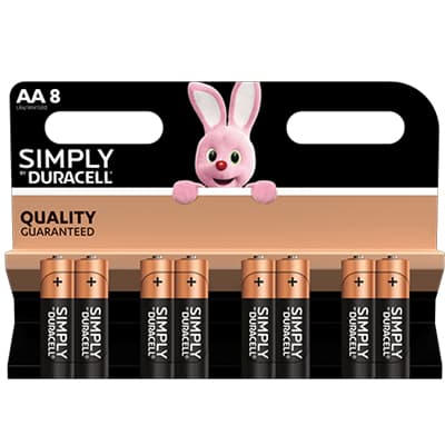 Pila Stilo Aa Simply Duracell Alcalina 1,5 V 8 Pezzi - 2