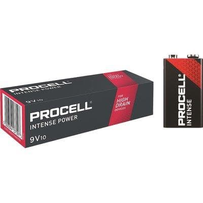 Pila Transistor Procell Intense Duracell 9,0 V 10 Pezzi - 2