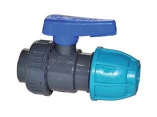 Raccordo a Compressione Valvola Sfera Femmina Polipropilene F 25X¾ - 2