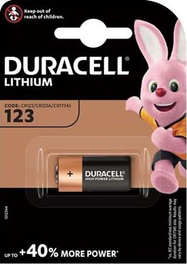 Pila Specialistica 123 Duracell Litio 3 V 10 Pezzi
