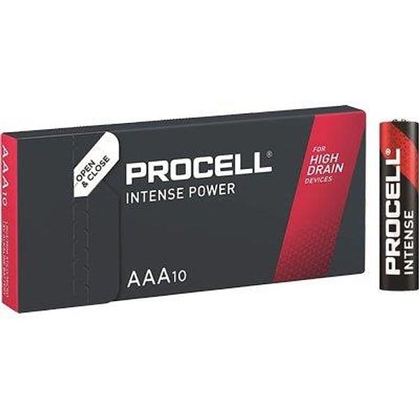 Pila Mini Stilo Aaa Procell Intense Duracell 1,5 V 10 Pezzi – Autres
