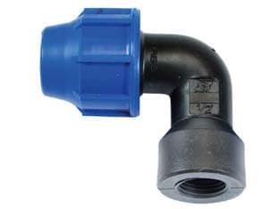 Raccordo a Compressione Gomito 90 ° Femmina PN16 Ee ¸ mm 63X2 3 Pezzi - 2