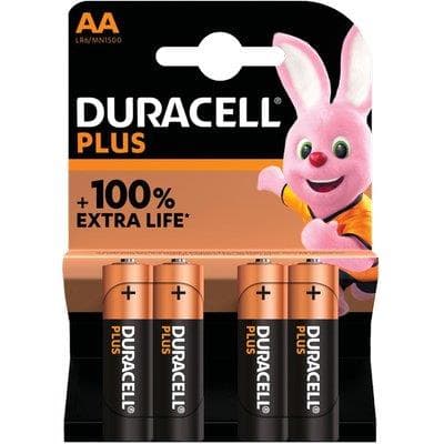 Pila Stilo Aa PLUS100 Power Duracell Alcalina 1,5 V 4 Pezzi - 2