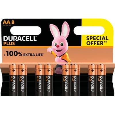 Pila Stilo Aa PLUS100 Power Duracell Alcalina 1,5 V 8 Pezzi - 2